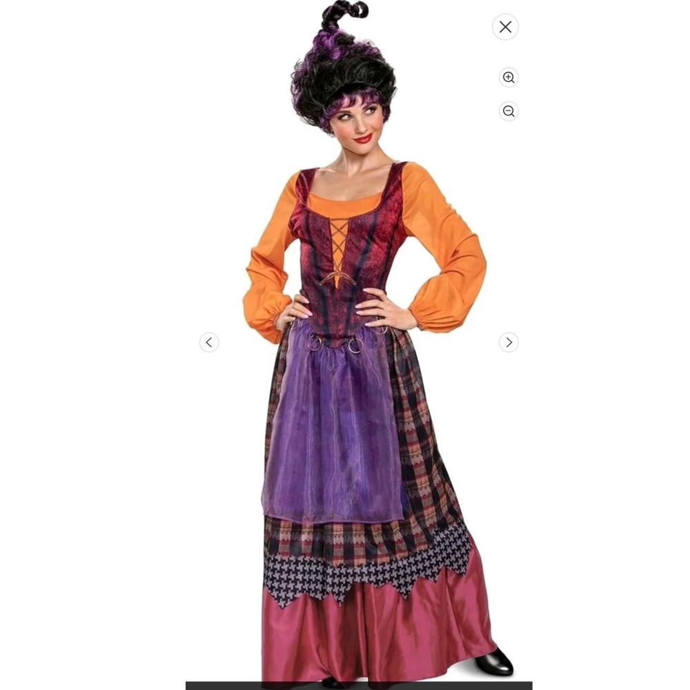 Hocus Pocus Mary Dress Deluxe Women's Costume medium Large